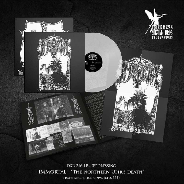 Immortal - The Northern Upir's Death LP (Transparent Ice Vinyl)